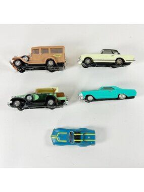 Vintage 1960s Ideal Motorific Slot Cars Lot Of 5 Parts & Repairs Assorted Models